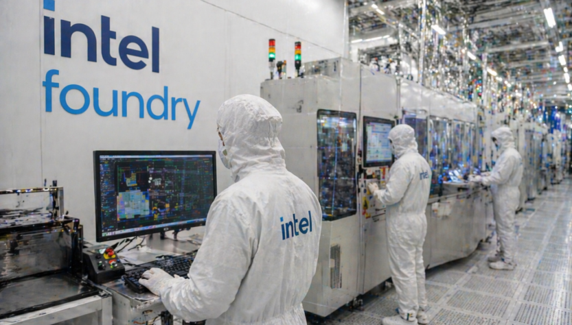 saham intel - ilustrasi berita Mengapa saham Intel jatuh sekitar 6% pada Selasa