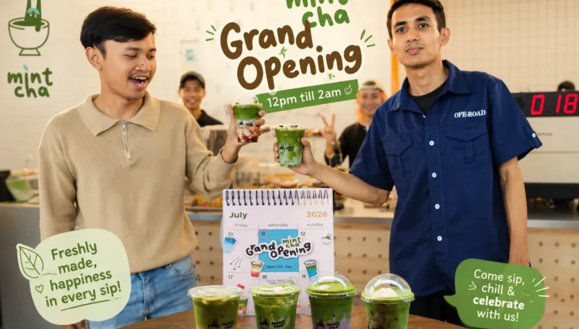 mint cha ttdi - ilustrasi berita MINT CHA TTDI Resmi Buka Premis Pertama, Perkenalkan Seni Minuman Handcrafted untuk…
