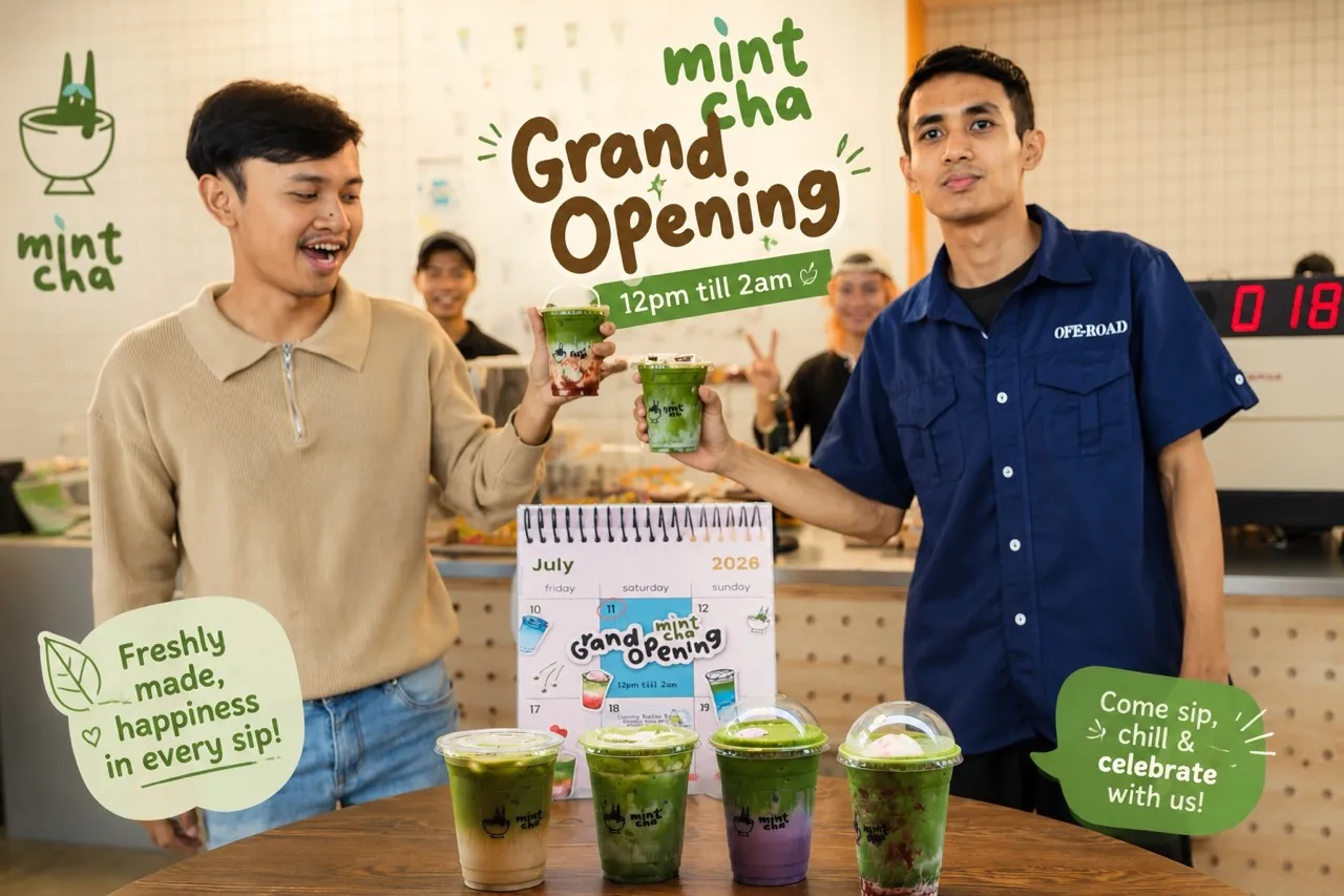 mint cha ttdi - ilustrasi berita MINT CHA TTDI Resmi Buka Premis Pertama, Perkenalkan Seni Minuman Handcrafted untuk…