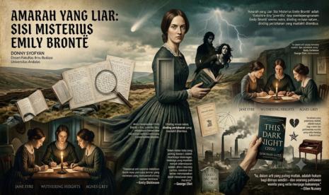 sisi misterius emily - ilustrasi berita Amarah yang Liar: Sisi Misterius Emily Brontë Terungkap dalam Biografi Baru