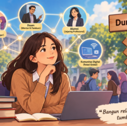 relasi menjadi modal - ilustrasi berita Relasi Menjadi Modal Memasuki Dunia Kerja: Perspektif Mahasiswa