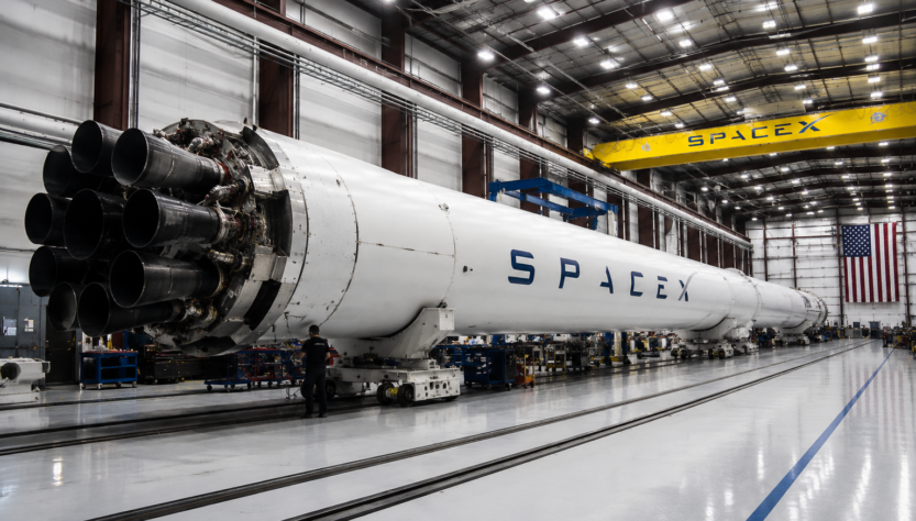 saham spacex - ilustrasi berita Saham SpaceX turun sekitar 1% meski analis tetap optimis terkait ekspansi Starbase