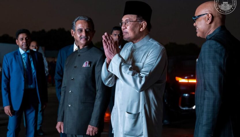anwar tiba di new - ilustrasi berita Anwar tiba di New Delhi, hadiri Sidang Kemuncak BRICS ke-18